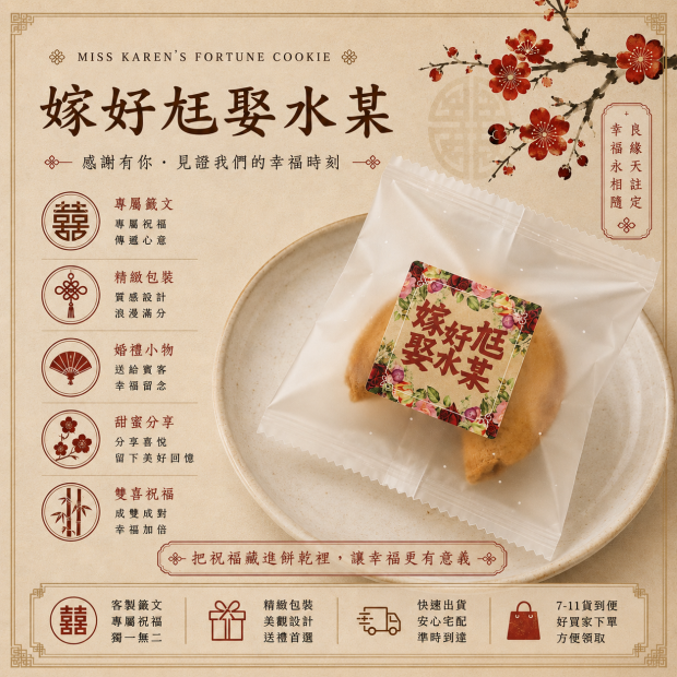 台灣味幸運餅乾